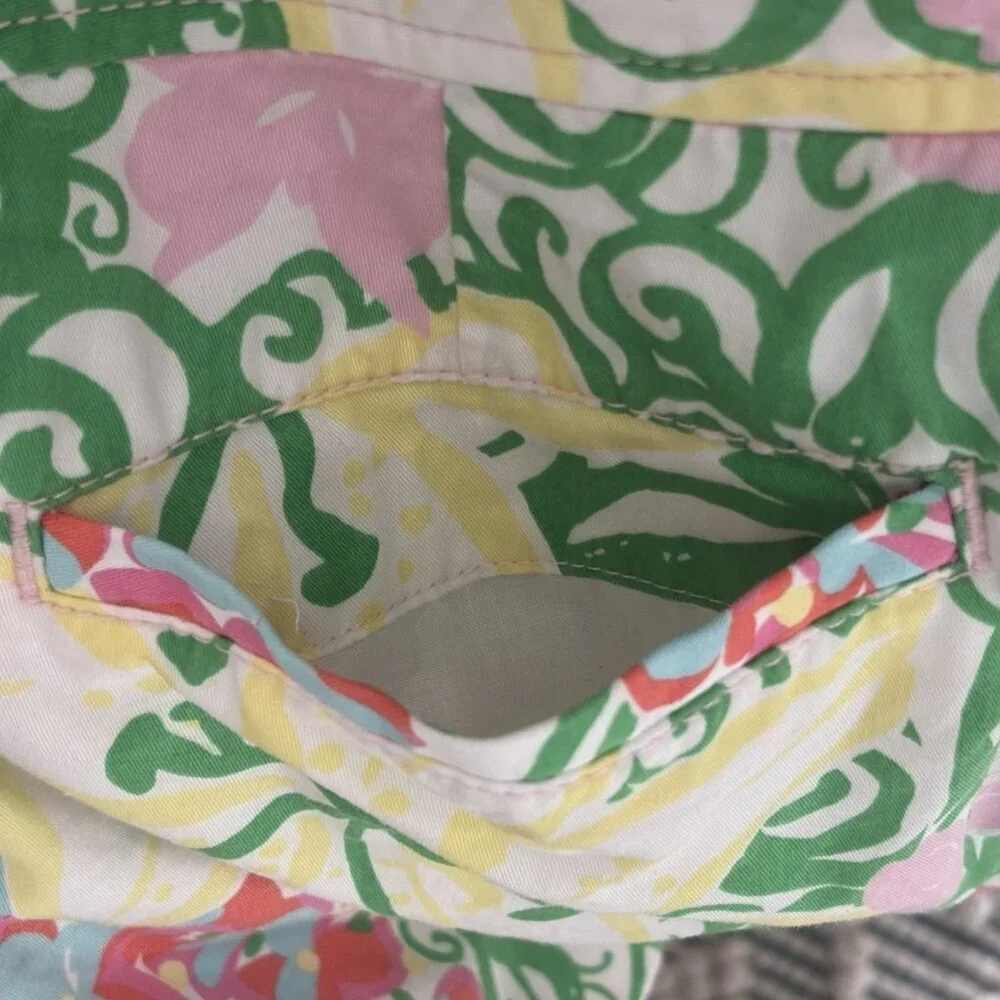 Lilly Pulitzer Buttercup Scalloped Shorts Butterfly‎ Print Size 4 Preppy